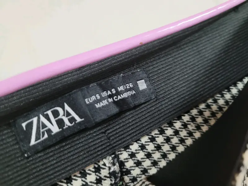 Leggins pata de gallo Zara - 5