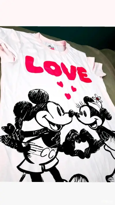 Camisa de dormir con estampado de Mickey y Minnie - miniatura 1