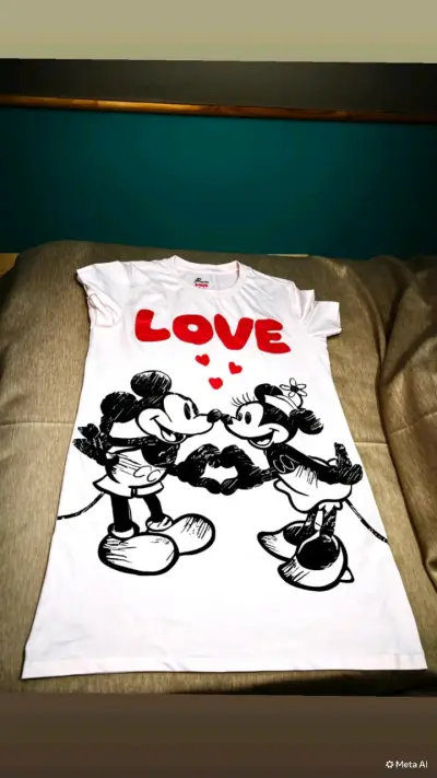 Camisa de dormir con estampado de Mickey y Minnie - miniatura 2