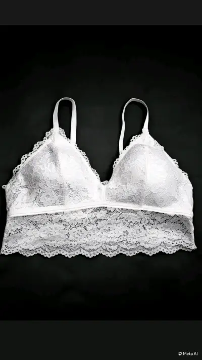 Bralette de encaje piel delicado - miniatura 1