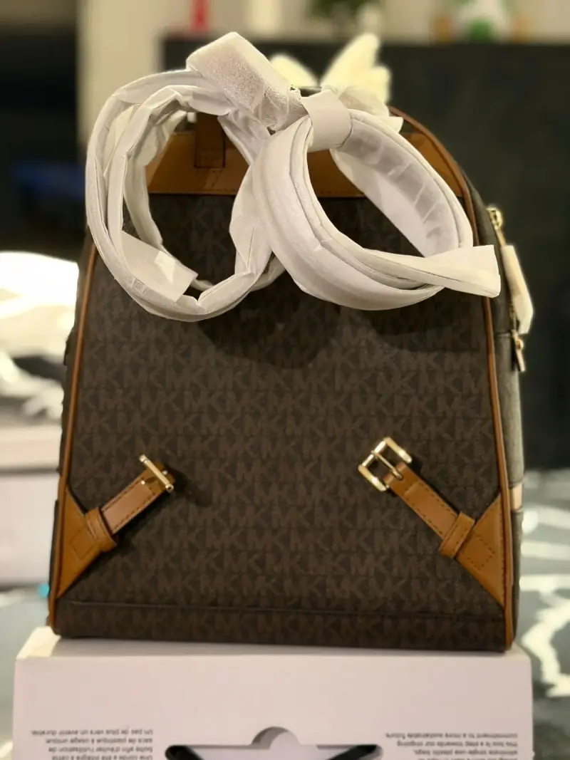 Mochila Michael Kors marrón con logo - 2