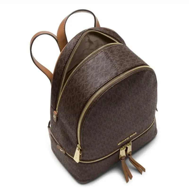 Mochila Michael Kors marrón con logo - 4