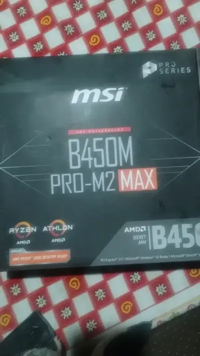 Placa madre MSI B450M PRO-M2 MAX - miniatura 1