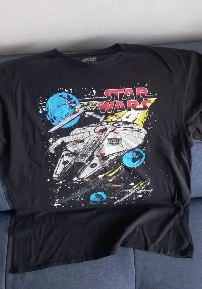 Polera Star Wars gris con diseño X-Wing - miniatura 3