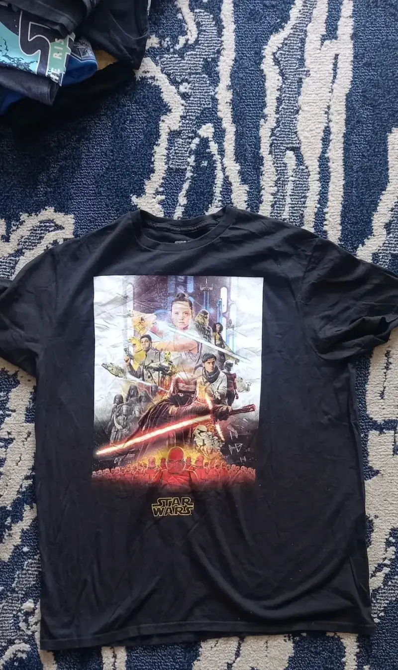 Polera Star Wars gris con diseño X-Wing - 4