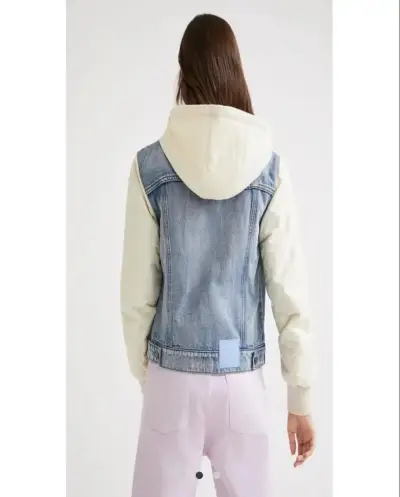 Chaqueta de mezclilla con capucha Desigual - miniatura 2