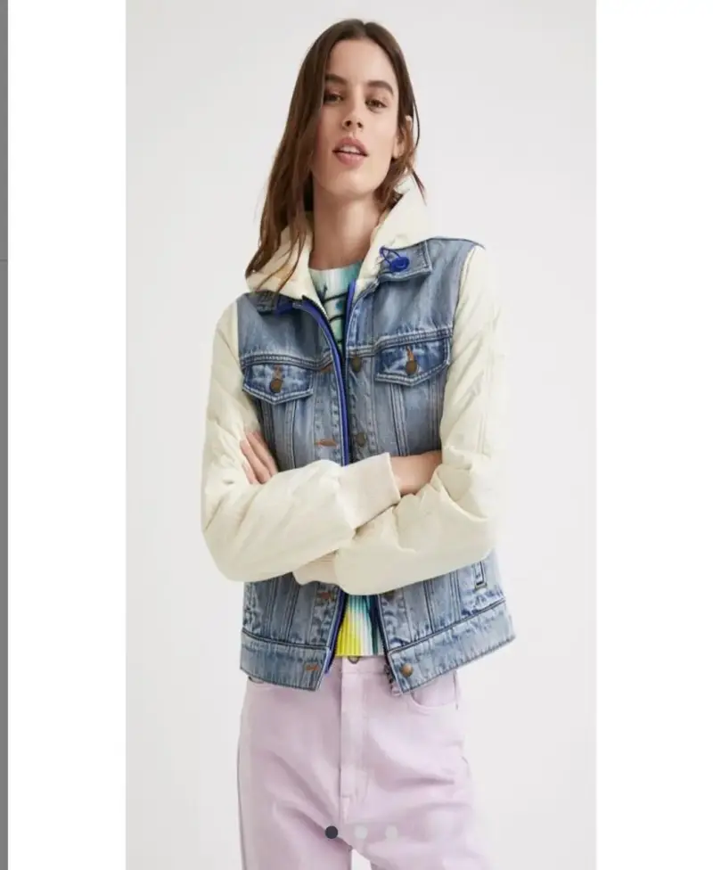 Chaqueta de mezclilla con capucha Desigual - 3