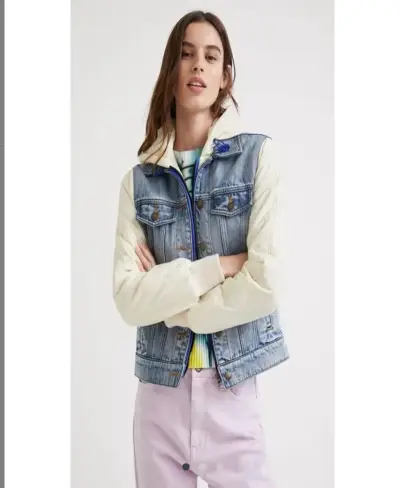 Chaqueta de mezclilla con capucha Desigual - miniatura 3