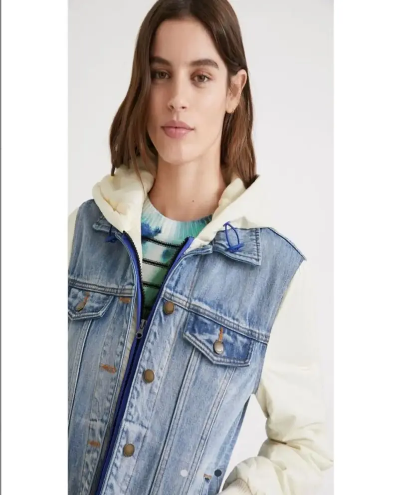 Chaqueta de mezclilla con capucha Desigual - 4