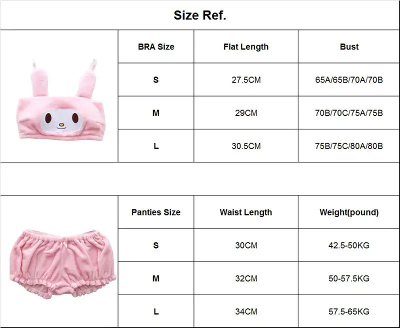 Pijama corto rosa con diseño de Sanrio L - 3