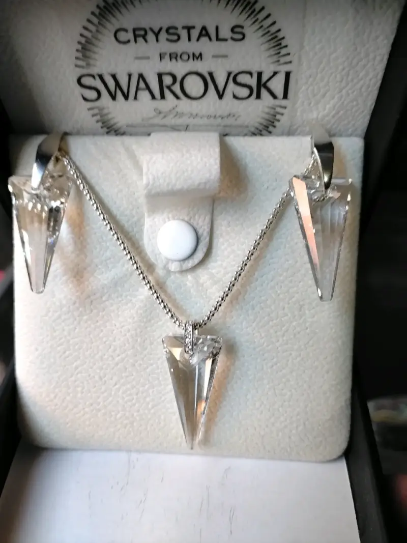 Set de joyería Swarovski con cristales 23 mm