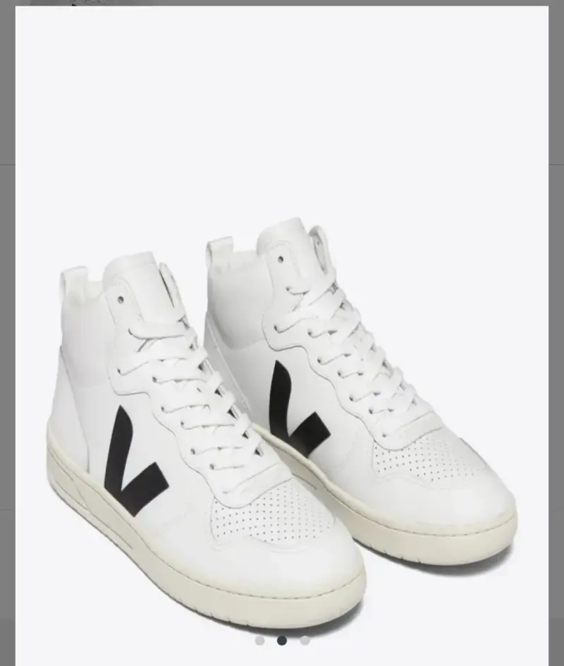 Zapatillas altas blancas Veja V-10
