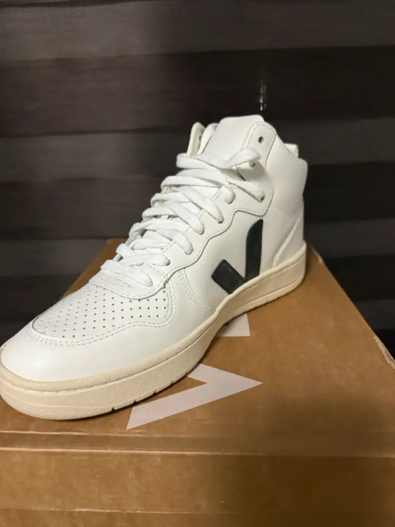 Zapatillas altas blancas Veja V-10 - 3
