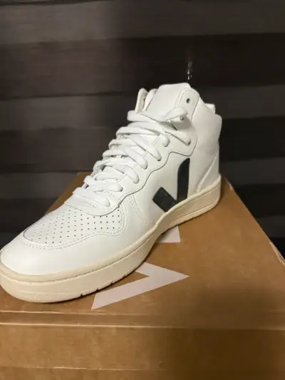 Zapatillas altas blancas Veja V-10 - miniatura 3
