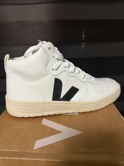 Zapatillas altas blancas Veja V-10 - miniatura 4