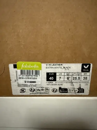 Zapatillas altas blancas Veja V-10 - miniatura 6