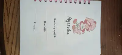 Agenda infantil con diseño de frutillas - miniatura 2