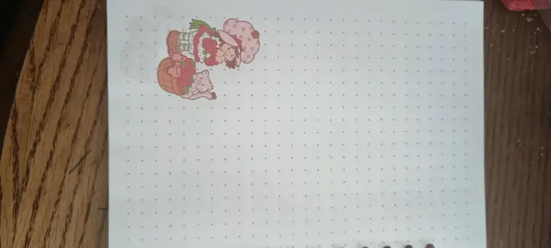 Agenda infantil con diseño de frutillas - 5