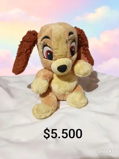 Peluche de cabra marrón suave y tierno - miniatura 3