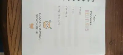 Cuaderno espiral con diseño de educadora - miniatura 2