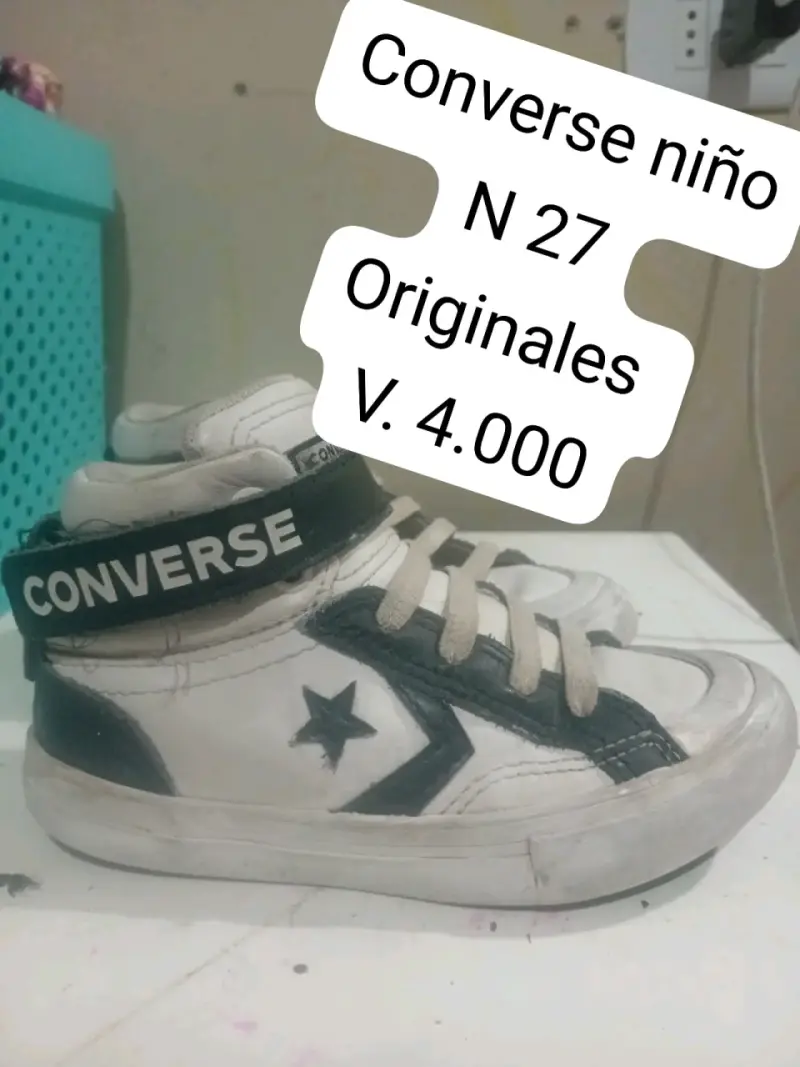 Zapatillas Converse niño talla 27 originales