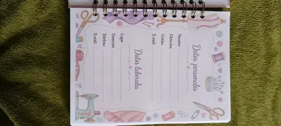 Cuaderno de costura y medidas ilustrado - miniatura 2