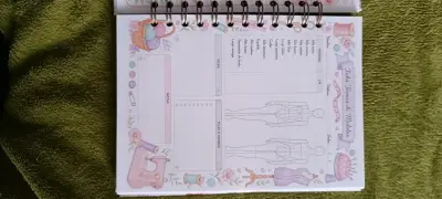 Cuaderno de costura y medidas ilustrado - miniatura 4