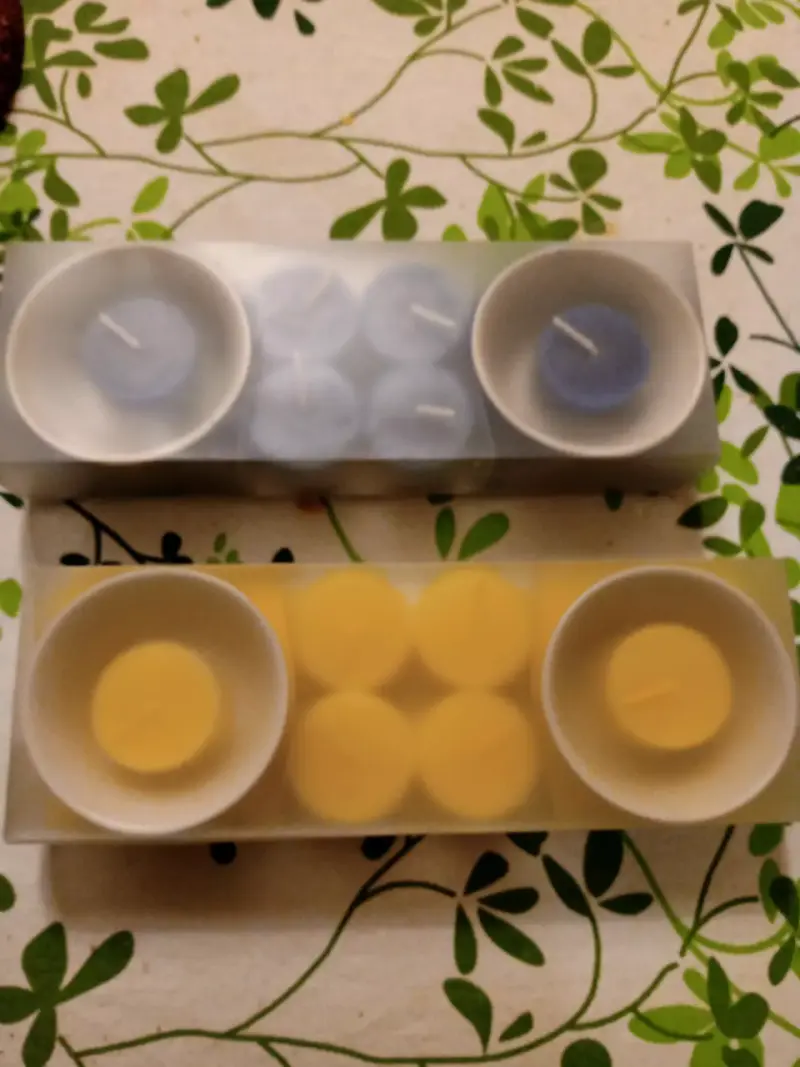 Set de velas en colores variados - 1