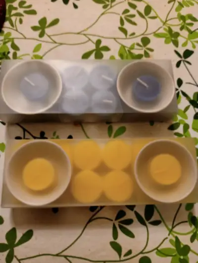 Set de velas en colores variados - miniatura 1