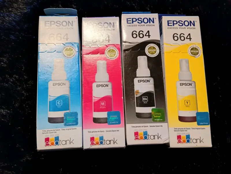 Pack de tintas Epson 664 para impresoras EcoTank