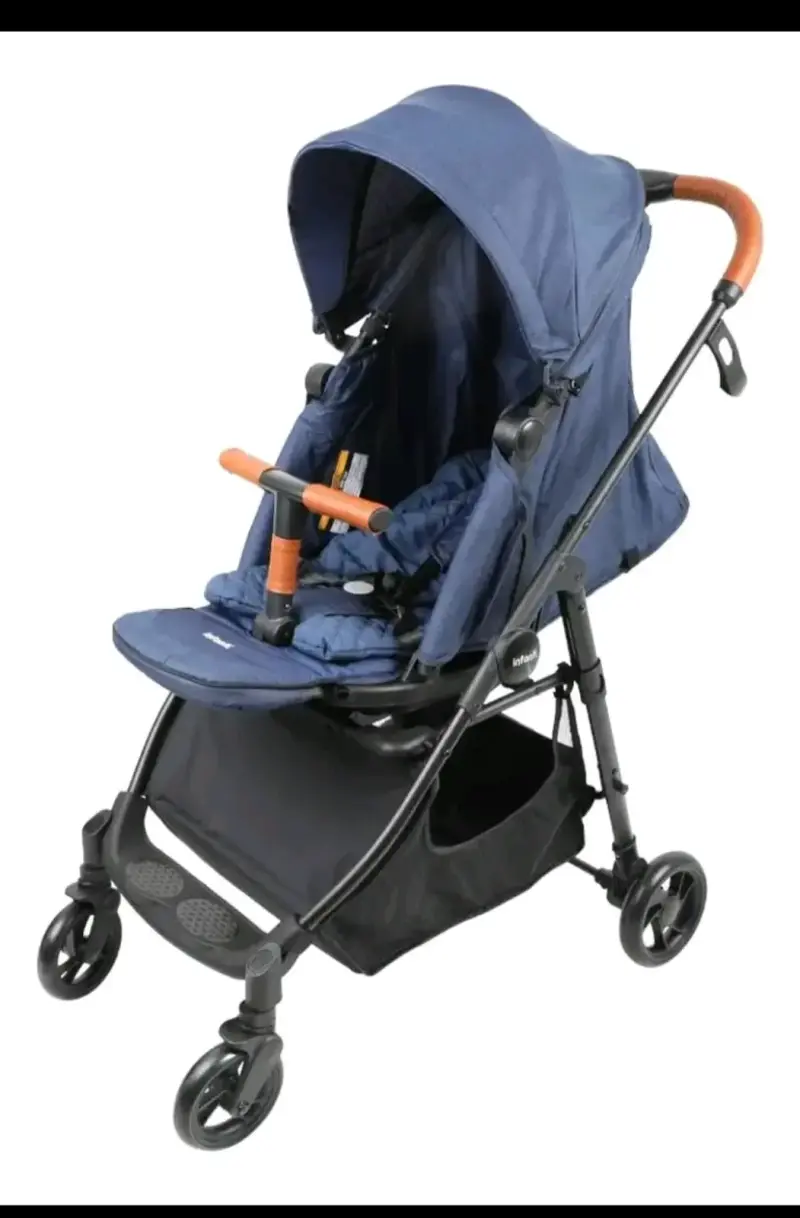Coche de bebé Infanti azul plegable - 1