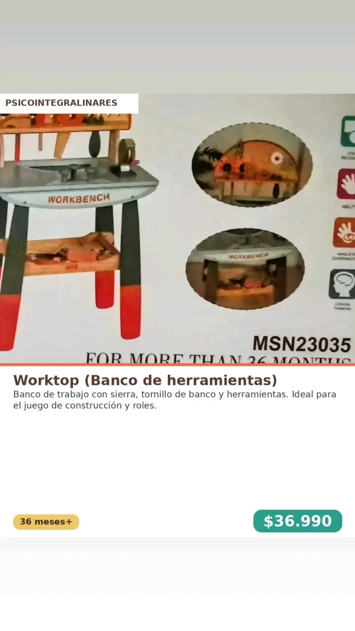 Juguetes de madera para niños de 12m a 8 años - 1