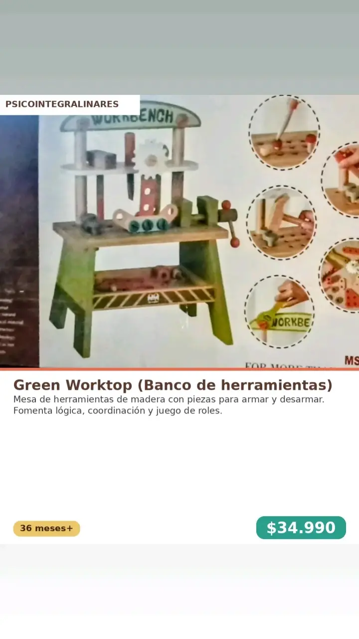 Juguetes de madera para niños de 12m a 8 años - 2