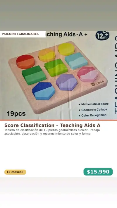 Juguetes de madera para niños de 12m a 8 años - miniatura 6