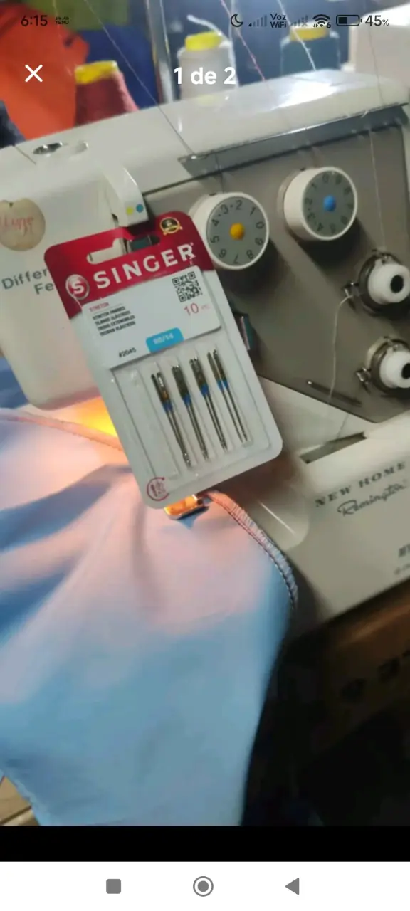 Máquina Overlock Remington MyLock 534DR usada - 2