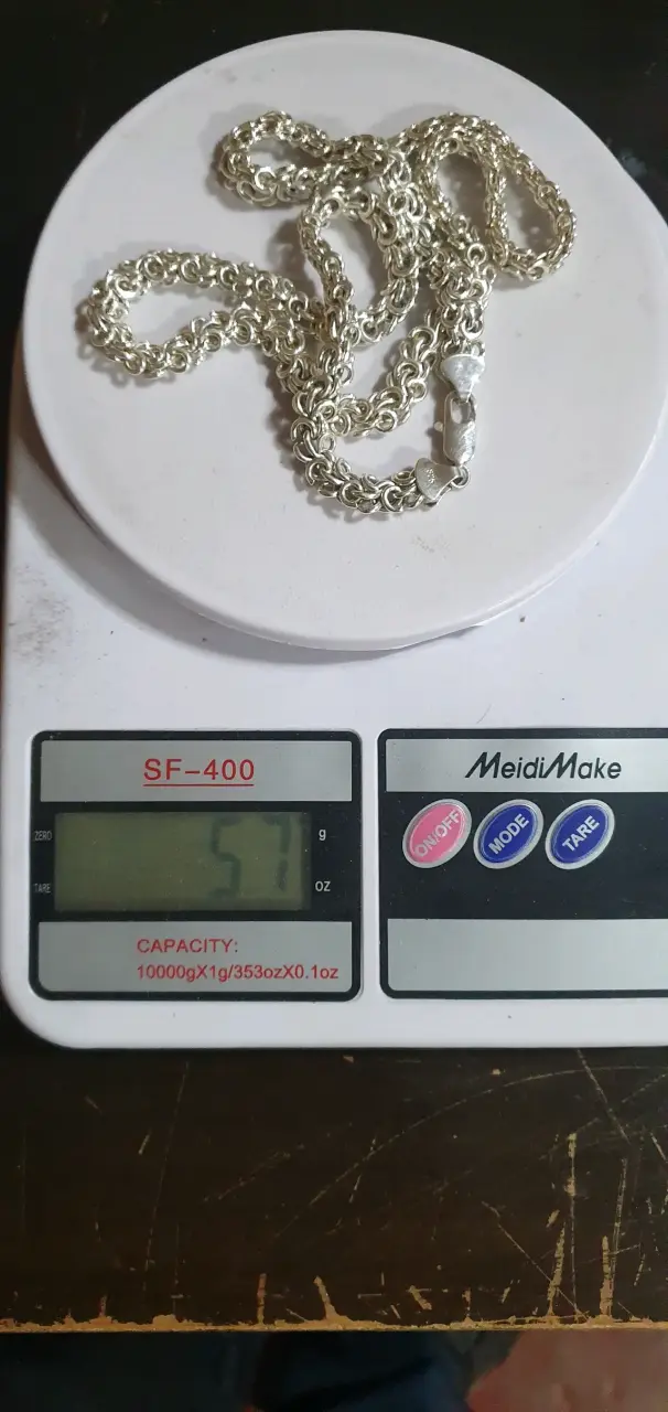 Cadena de plata estilo bizantino - 2