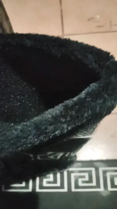 Botas de lluvia negras con flores - miniatura 3