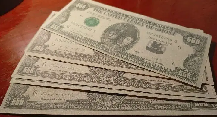 Billetes de colección banda Ghost - 1