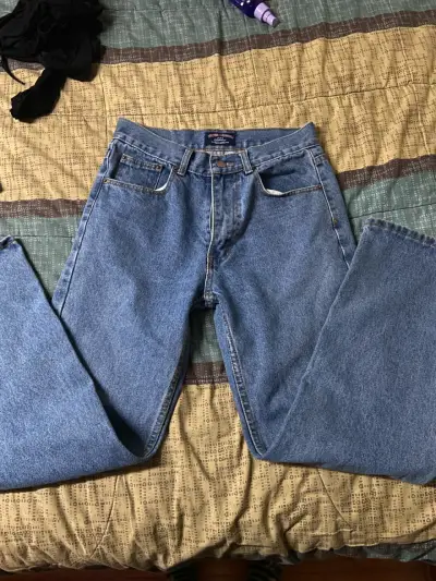 Jeans de mezclilla azul mom - miniatura 1