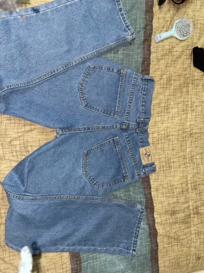 Jeans de mezclilla azul mom - miniatura 3