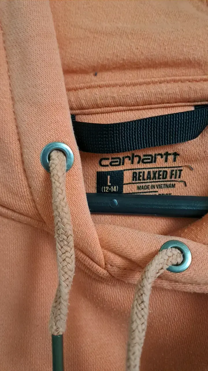 Polerón Carhartt naranja con capucha - 2