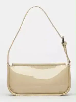 Cartera de hombro beige elegante Marca Prune - miniatura 1