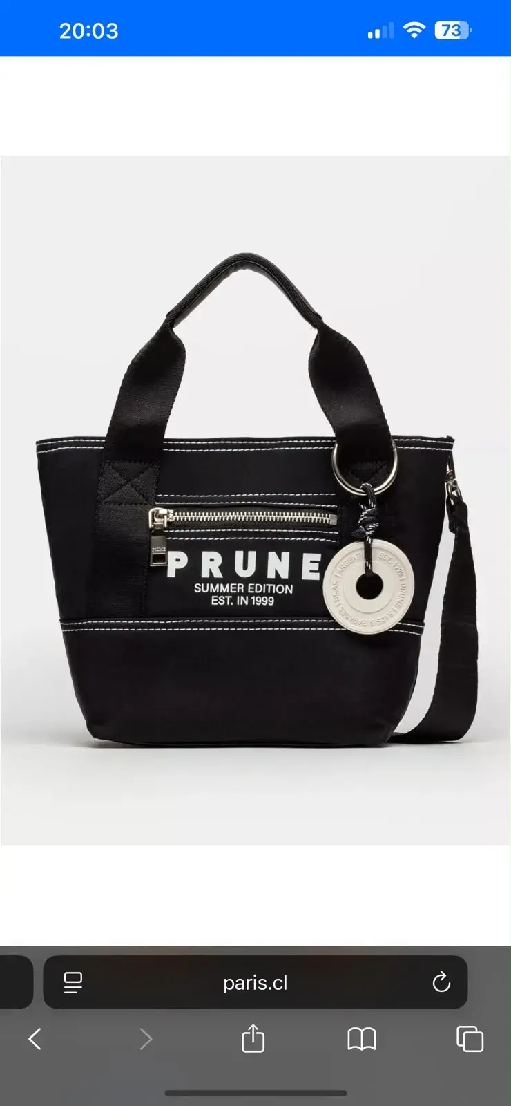 Bolso negro Prune