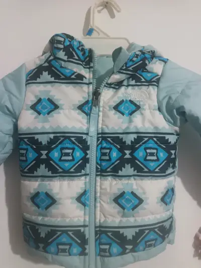 Chaqueta infantil The North Face celeste - miniatura 2
