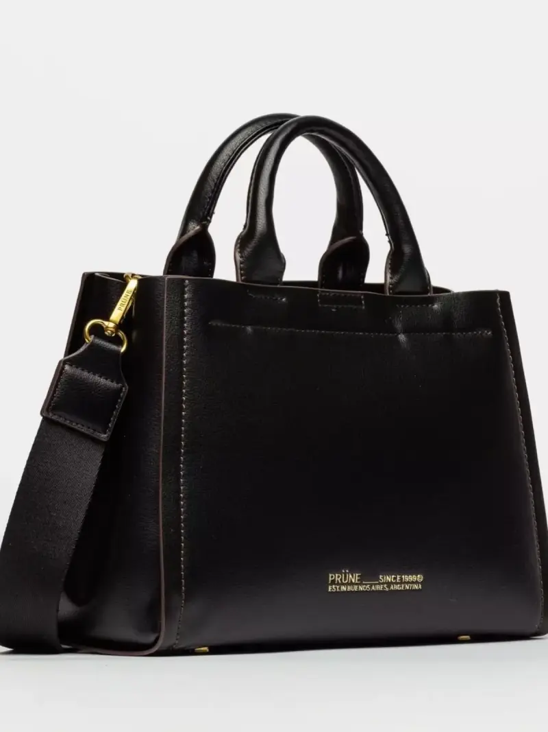 Bolso negro Prüne elegante - 2