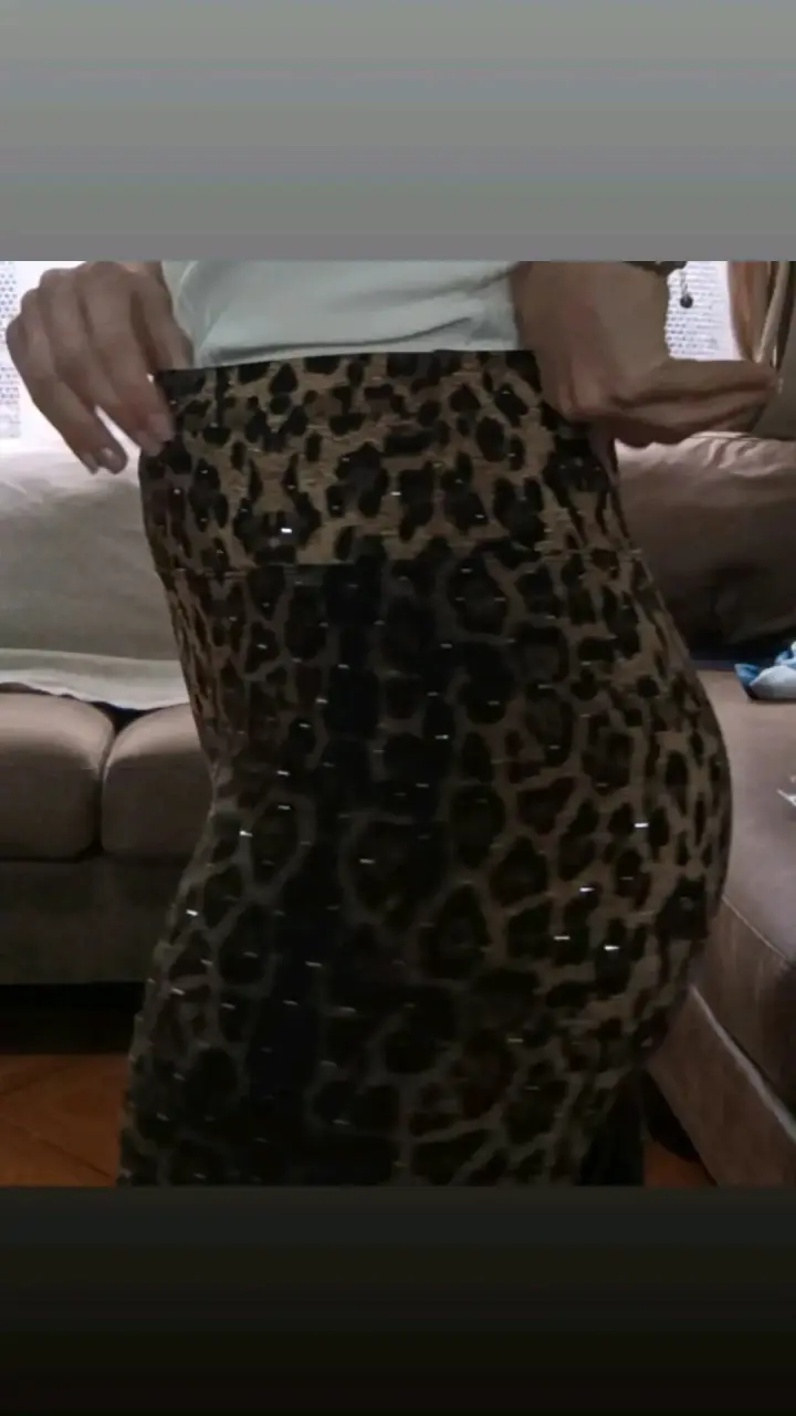 Pantalones acampanados estampado leopardo - 3