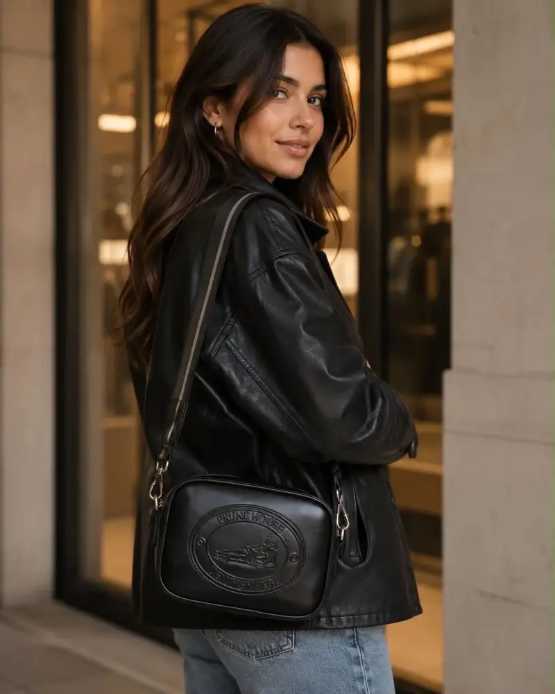 Bolso bandolera Prune negro - 4