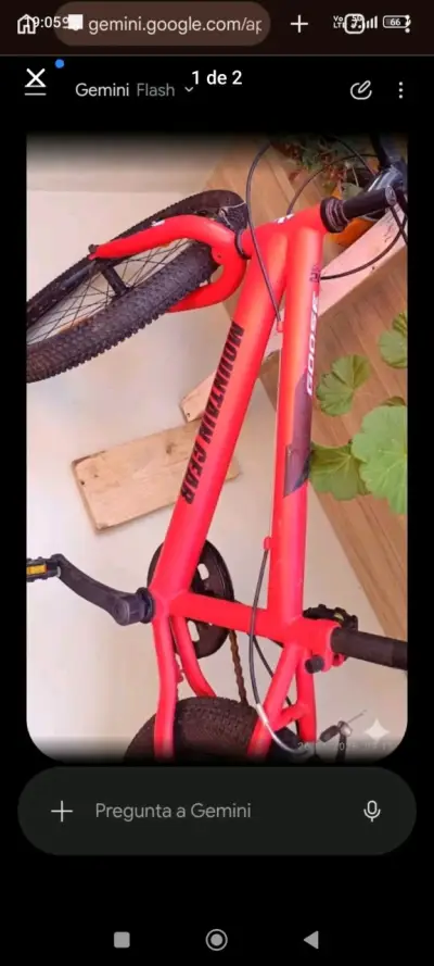 Bicicleta montaña Goose roja 3500G - miniatura 2