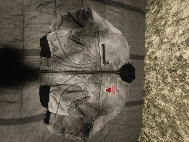 Chaqueta Chicago Bulls NBA gris vintage - 2