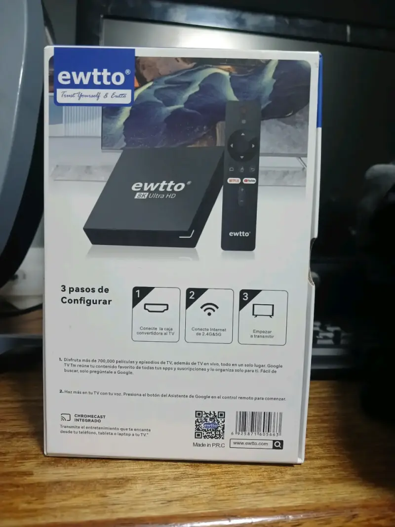 Convertidor de TV Ewto 8K Ultra HD - 3